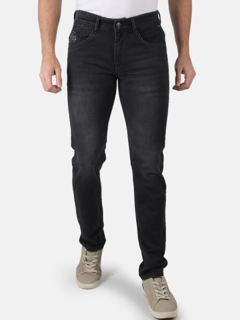 

Monte Carlo Men Black Narrow Slim Fit Light Fade Stretchable Jeans
