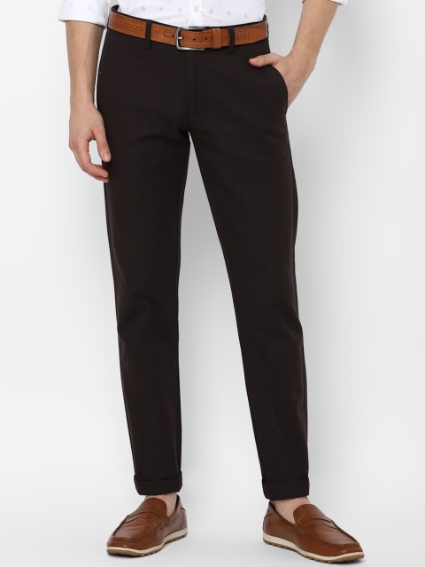 

Allen Solly Men Brown Slim Fit Trousers