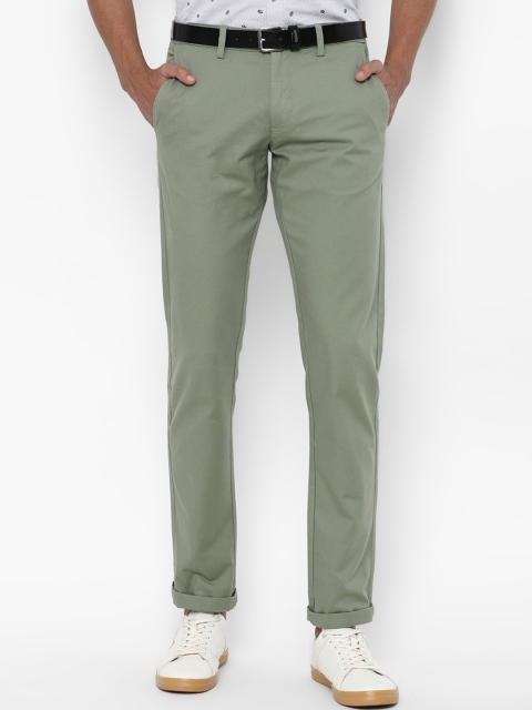 

Allen Solly Men Green Slim Fit Trousers