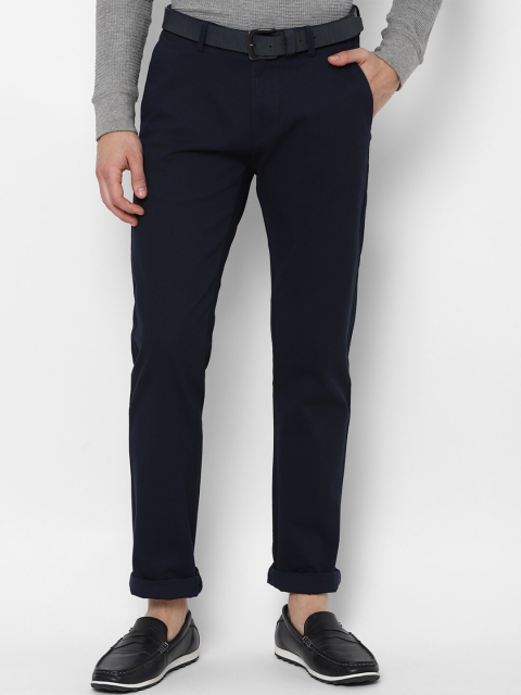 

Allen Solly Men Navy Blue Slim Fit Chinos Trousers