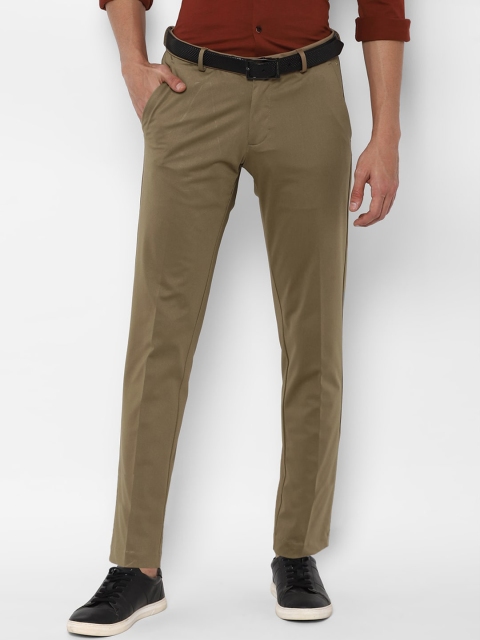 

Allen Solly Men Brown Slim Fit Trousers