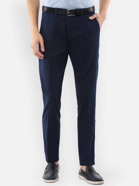 

Louis Philippe Sport Men Navy Blue Slim Fit Trousers