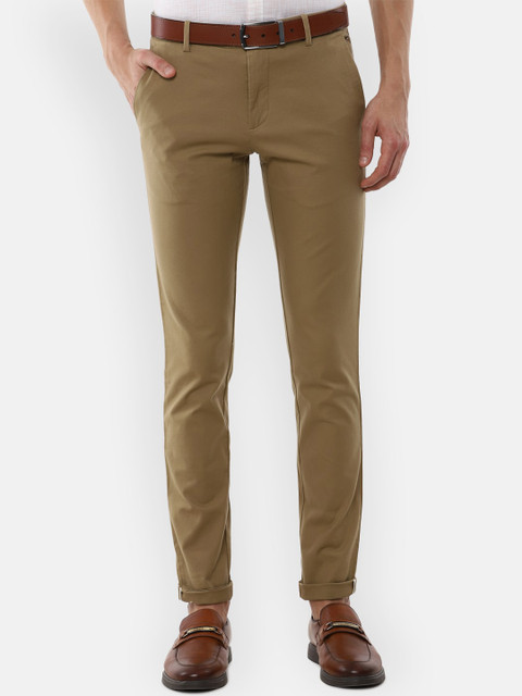 

Louis Philippe Sport Men Brown Solid Slim Fit Trousers