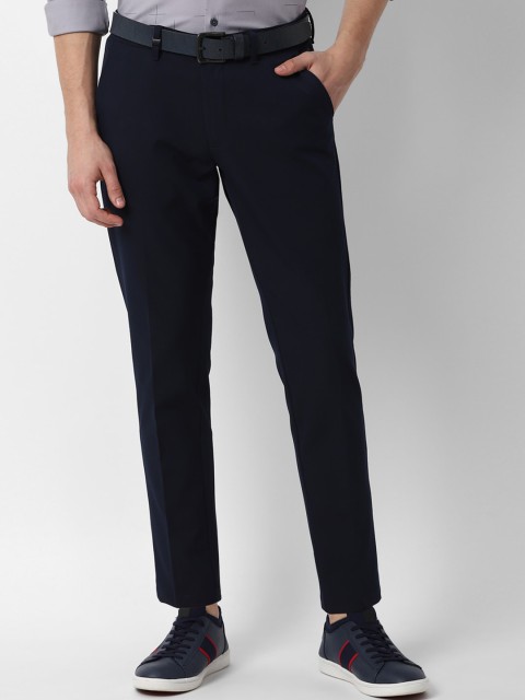 

Louis Philippe Sport Men Navy Blue Slim Fit Trousers