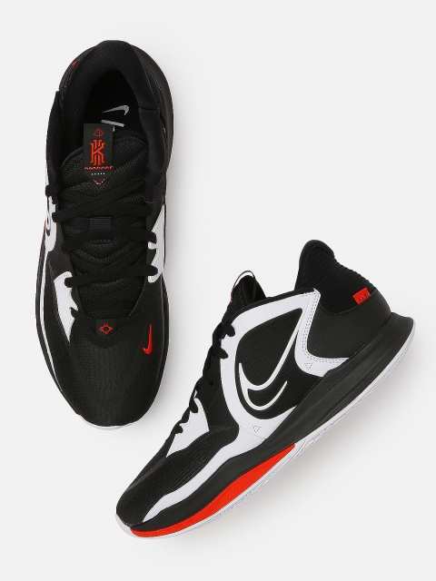

Nike Men Black & White KYRIE Low 5 EP Basketball Shoes