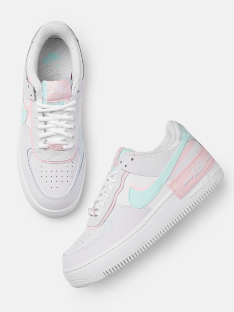 

Nike Women White Air Force 1 Shadow Sneakers
