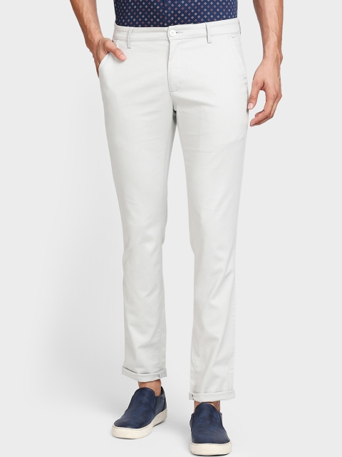 

ColorPlus Men Grey Solid Regular Fit Trousers