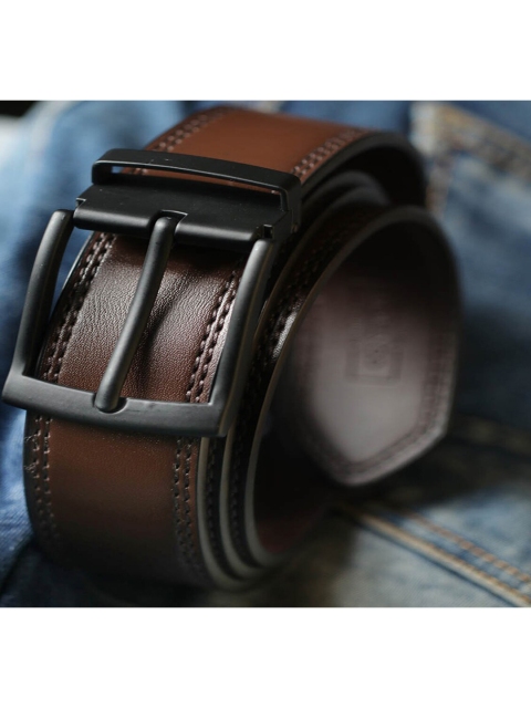 

CONTACTS Men Brown Leather Belt