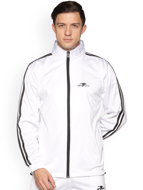 

HPS Sports Men White Solid Tracksuits