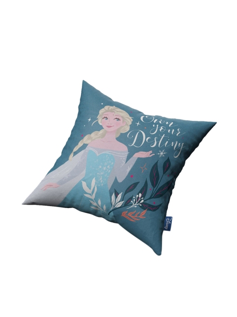

Disney Kids Blue Princess Printed Filled Square Cushion With Cover