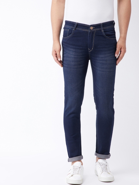 

Purple Feather Men Navy Blue Slim Fit Light Fade Stretchable Jeans