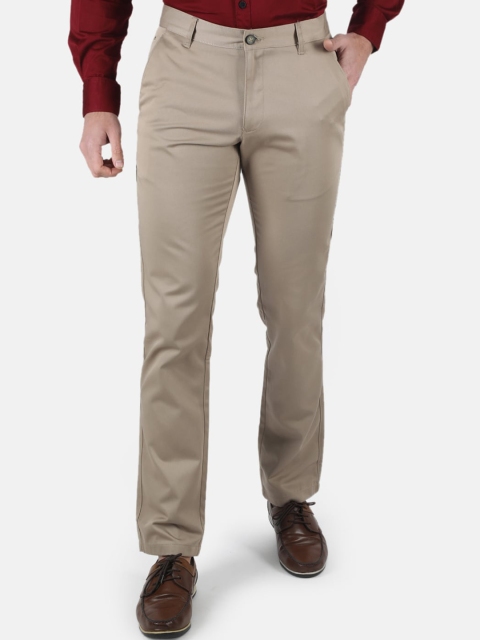 

Monte Carlo Men Khaki Smart Trousers