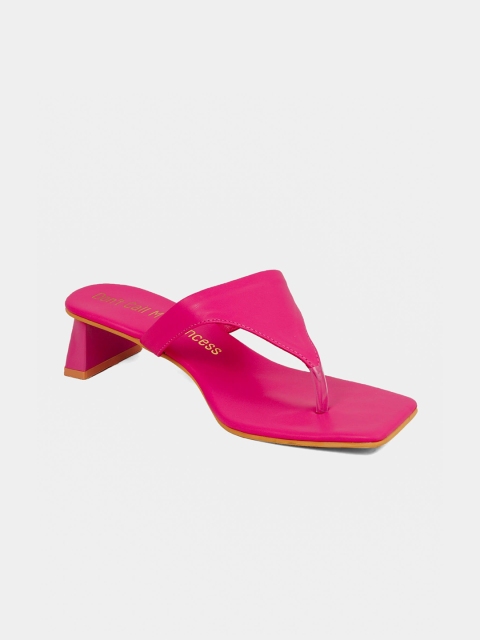 

Don't Call Me Princess Fuchsia Embellished Kitten Heels