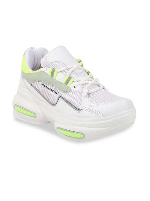 

Shoetopia Women Green Walking Non-Marking Shoes
