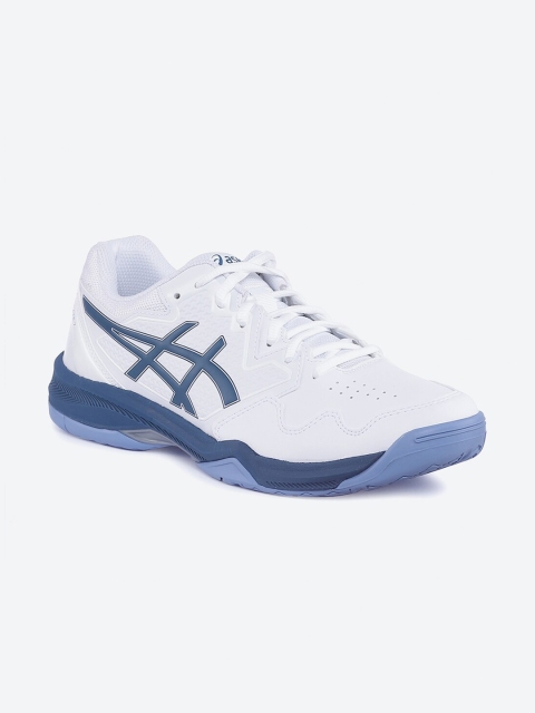 

ASICS Men White Tennis Non-Marking Sports Shoes