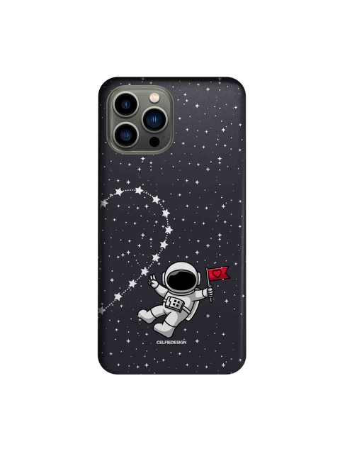 

macmerise Black & White Printed Plastic iPhone 13 Pro Max Back Case