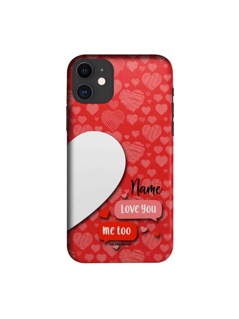 

macmerise Red Love Messages Printed iPhone 11 Back Case