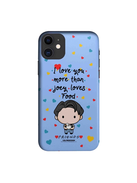 

macmerise Blue & Black Printed iPhone 11 Slim Back Case