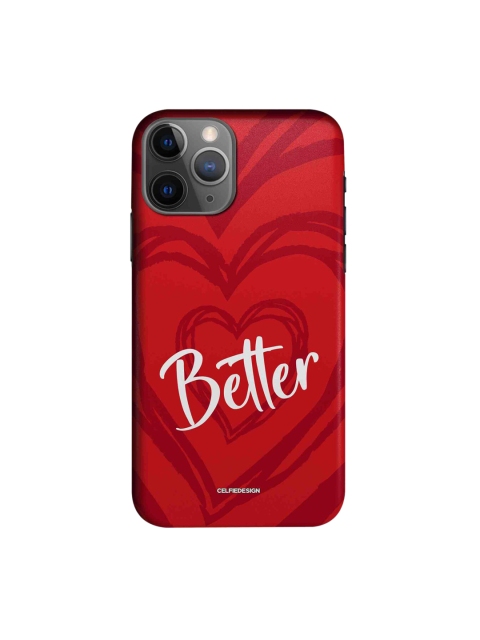 

macmerise Red Better Together Printed iPhone 11 Pro Max Back Case