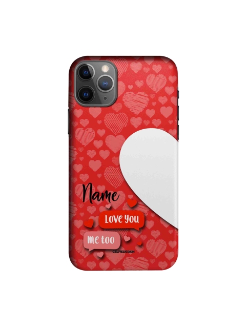 

macmerise Red & White Typography Printed iPhone 11 Pro Back Case
