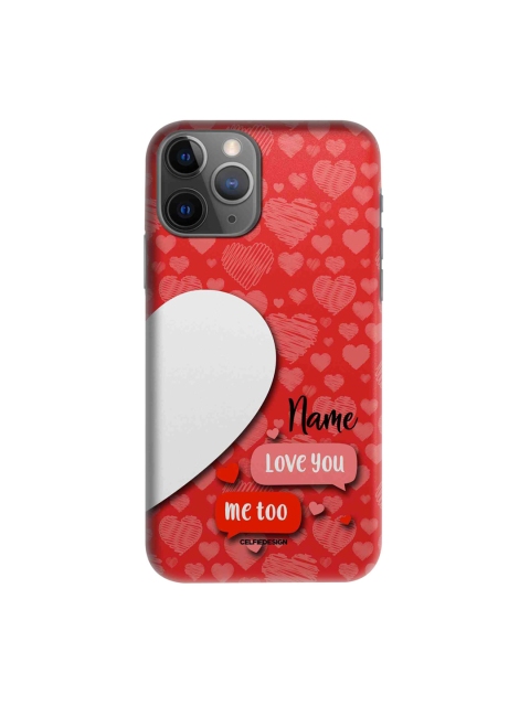 

macmerise Red Love Messages Printed iPhone 11 Pro Max Back Case