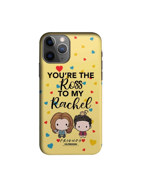 

macmerise Yellow Ross & Rachel Printed iPhone 11 Pro Max Back Case