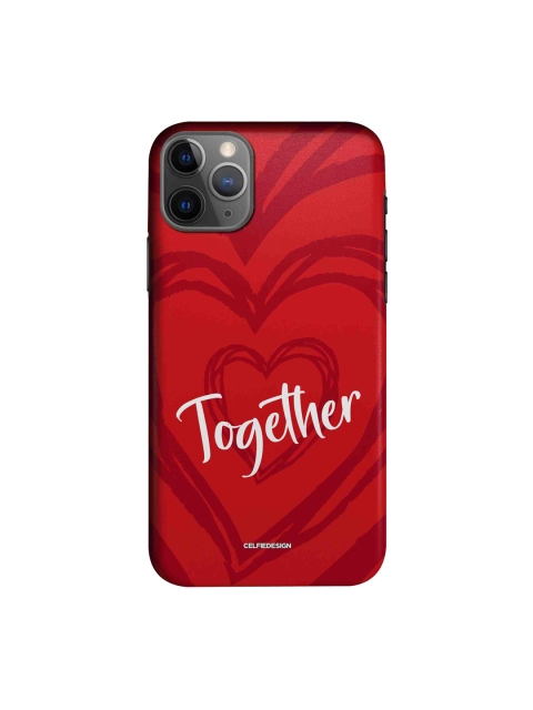 

macmerise Red Better Together Printed iPhone 11 Pro Back Case