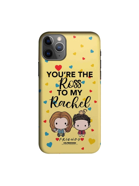 

macmerise Yellow Ross & Rachel Printed iPhone 11 Pro Back Case