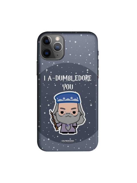 

macmerise Grey & White I A Dumbledore Printed iPhone 11 Pro Back Case