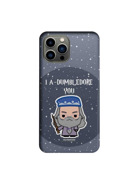 

macmerise Grey & Blue I A Dumbledore iPhone 13 Pro Max Slim Back Case