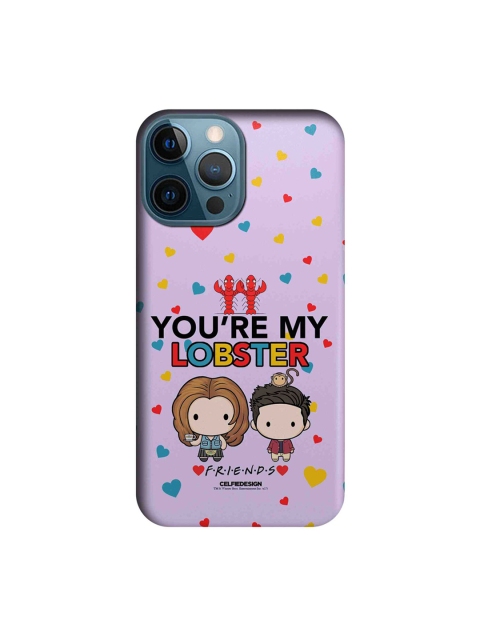 

macmerise Purple & Red Printed iPhone 12 Pro Max Back Case