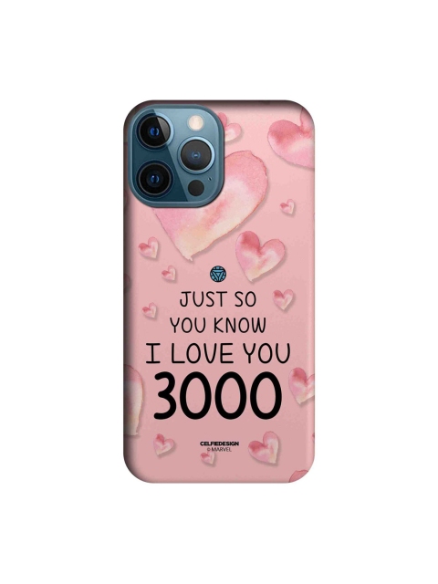 

macmerise Pink I Love You 3000 Printed iPhone 12 Pro Max Back Case
