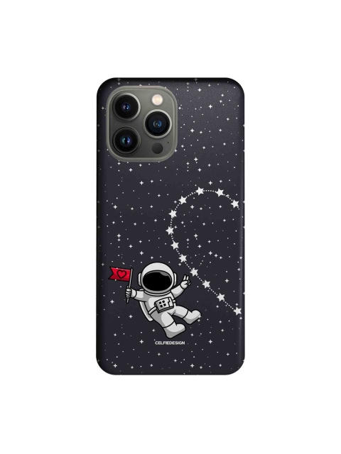 

macmerise Black & White Space Love 1 iPhone 13 Pro Slim Back Case