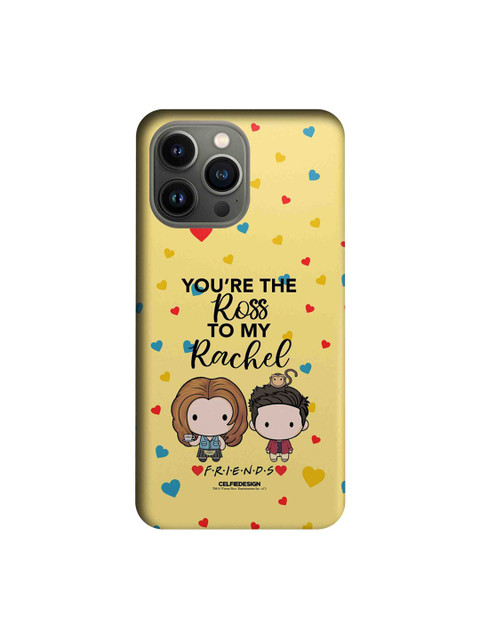 

macmerise Yellow You're The Ross To My Rachel Printed iPhone 13 Pro Back Case