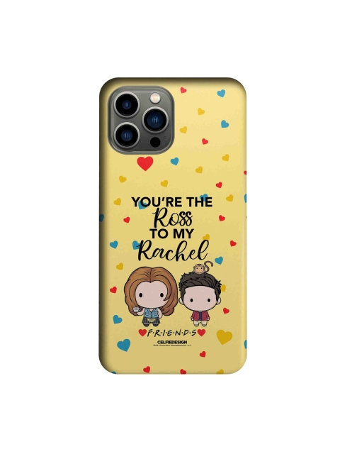 

macmerise Yellow & Black Ross & Rachel iPhone 6S Slim Back Case