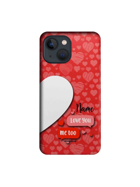

macmerise Love Messages iphone 13 Mini Back Case, Red
