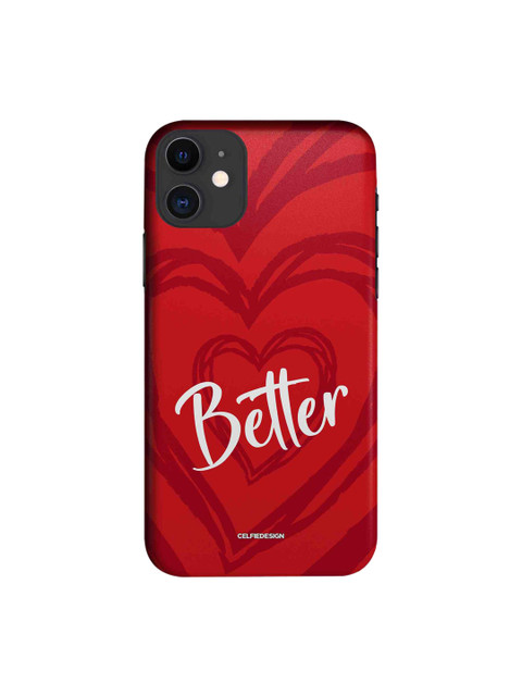 

macmerise Red Better Together iPhone 11 Slim Back Case