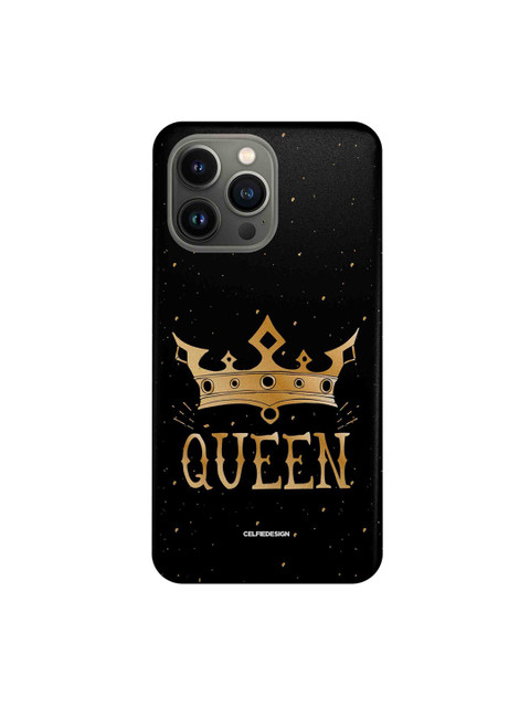 

macmerise Black Queen Printed iPhone 13 Pro Back Case
