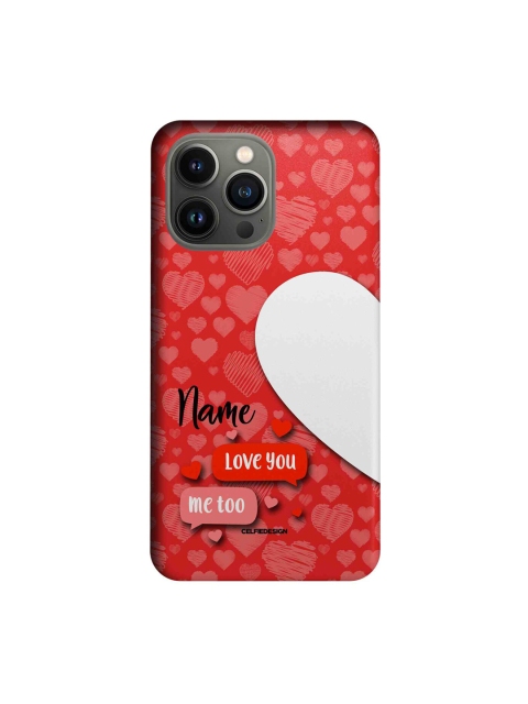 

macmerise Red & White Love Messages iPhone 13 Pro Slim Back Case