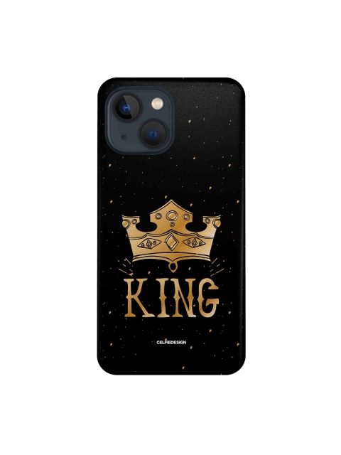 

macmerise Black King & Queen Printed iPhone 13 Mini Slim Back Case