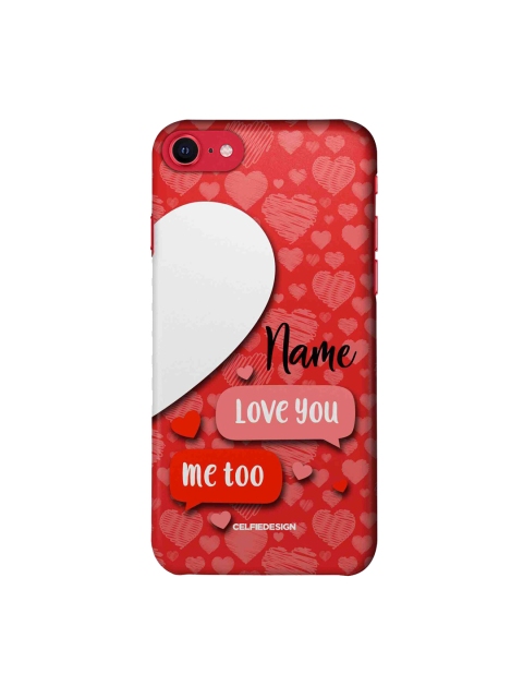 

macmerise Red & White Love Messages 2 iPhone SE (2020) Back Case