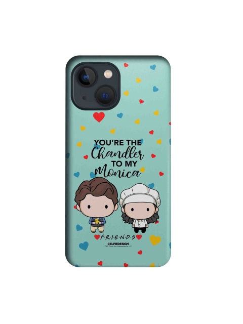 

macmerise Blue & White Chandler & Monica iPhone 13 Back Case