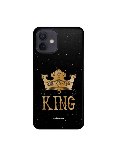 

macmerise Black King & Queen 2 iPhone 12 Slim Back Case