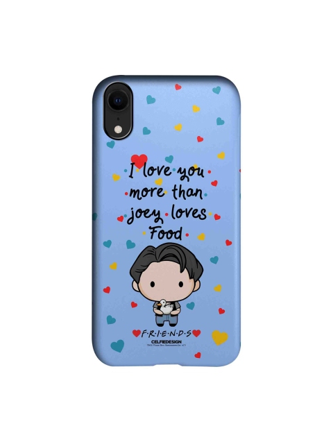 

macmerise Blue & Black Joey Printed iPhone XR Slim Back Case