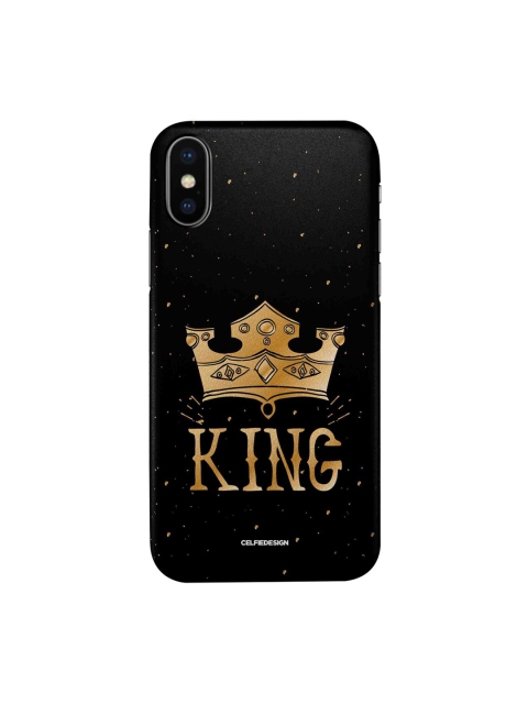 

macmerise Black & Brown King & Queen 2 iPhone XS Slim Back Case