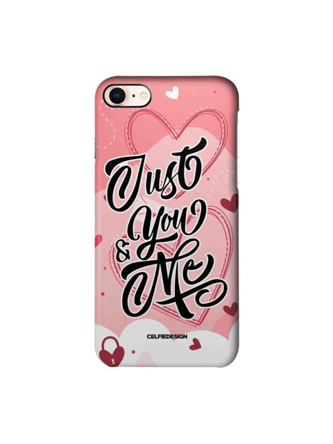 

macmerise Pink & Black You & Me iPhone 8 Slim Back Case