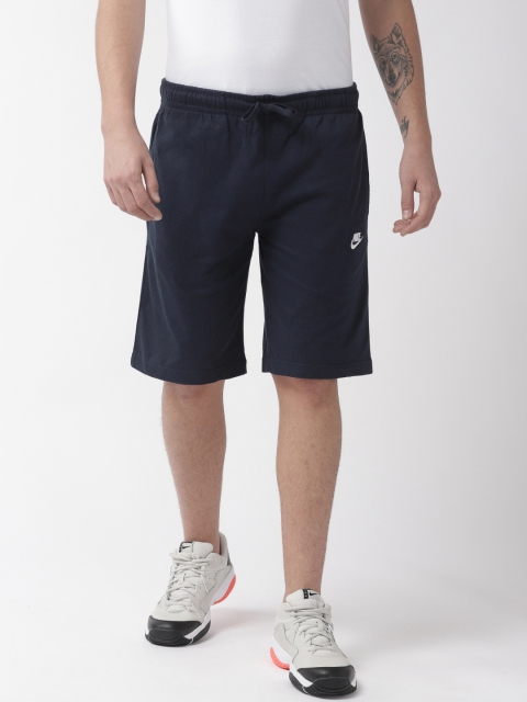 

Nike Men Navy AS NSW Jersey Club Shorts, Navy blue