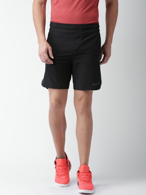 

Nike Men Black AS FLX Vent Solid Sports Shorts