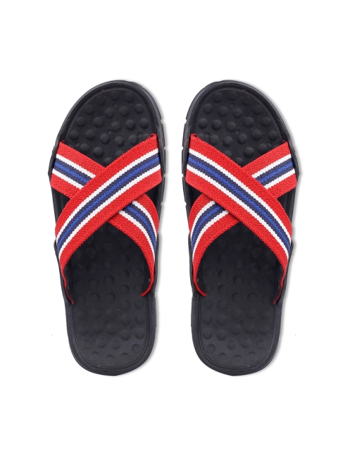 

Woakers Men Red & Blue Slip-On