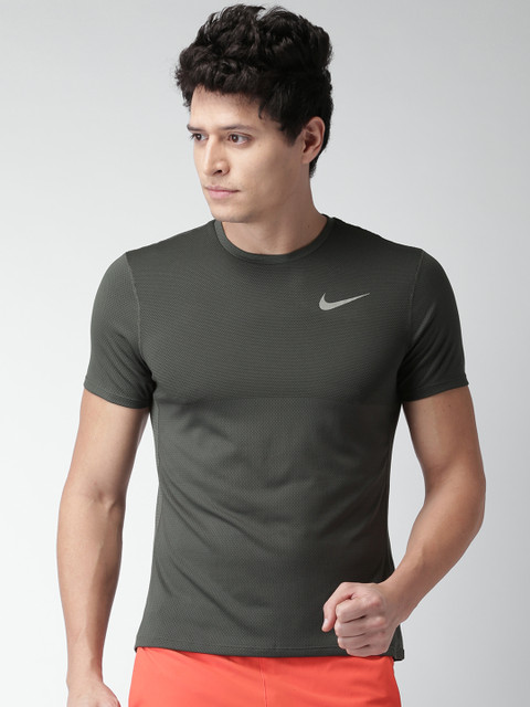 

Nike Men Grey Melange AS ZNL CL Relay SS T-shirt